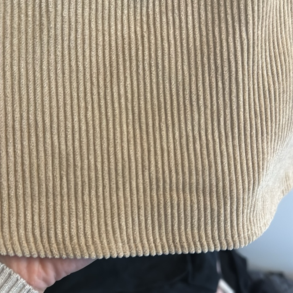 Corduroy Tan Button Up By Wishlist Size Small/Med… - image 7